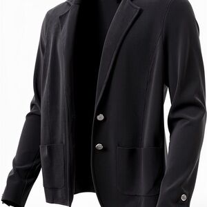 White House Black Market Classic Black Knit